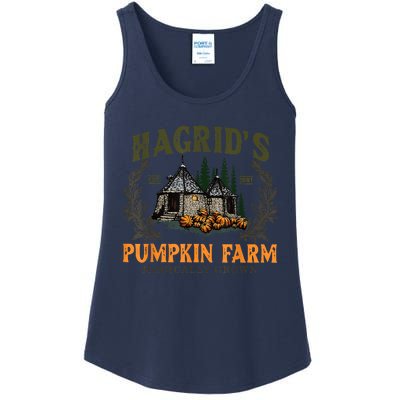 Hagrids Pumpkin Farm Magically Grown Halloween Spooky Season Ladies Essential Tank