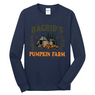 Hagrids Pumpkin Farm Magically Grown Halloween Spooky Season Tall Long Sleeve T-Shirt