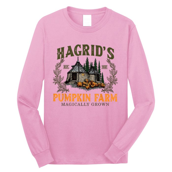 Hagrids Pumpkin Farm Magically Grown Halloween Spooky Season Long Sleeve Shirt