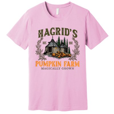 Hagrids Pumpkin Farm Magically Grown Halloween Spooky Season Premium T-Shirt