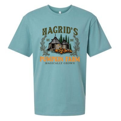 Hagrids Pumpkin Farm Magically Grown Halloween Spooky Season Sueded Cloud Jersey T-Shirt