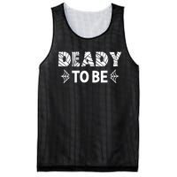 Halloween Pregnancy For Couples Deady To Be Funny Mesh Reversible Basketball Jersey Tank