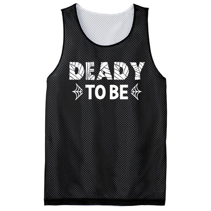 Halloween Pregnancy For Couples Deady To Be Funny Mesh Reversible Basketball Jersey Tank