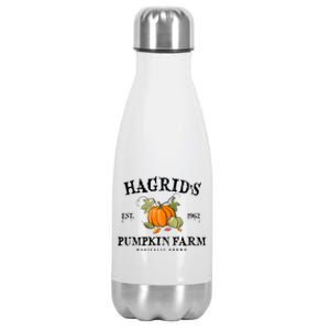 HagridS Pumpkin Farm Fall Autumn Pumpkin Garden Stainless Steel Insulated Water Bottle