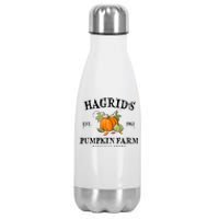 HagridS Pumpkin Farm Fall Autumn Pumpkin Garden Stainless Steel Insulated Water Bottle