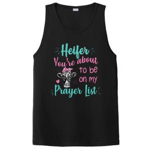 Heifer Please Funny Prayer List Southern Christian Country PosiCharge Competitor Tank