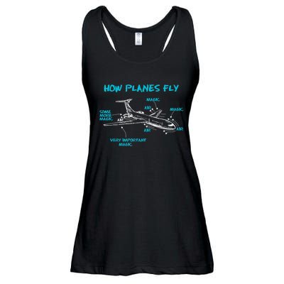 How Planes Fly Funny Aerospace Engineer Engineering Ladies Essential Flowy Tank