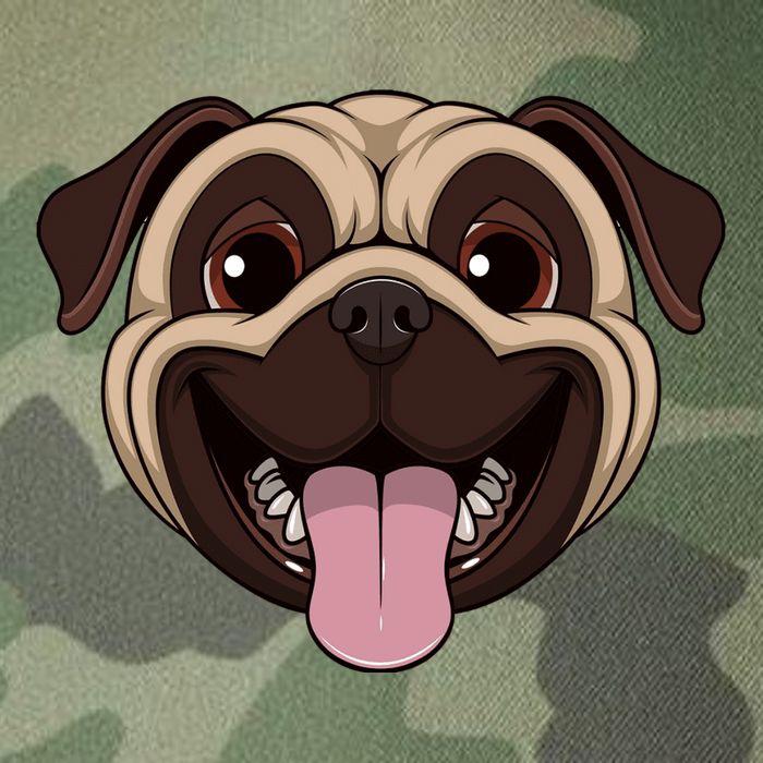 Happy Pug Funny Tongue Legacy Tie Dye Trucker Hat
