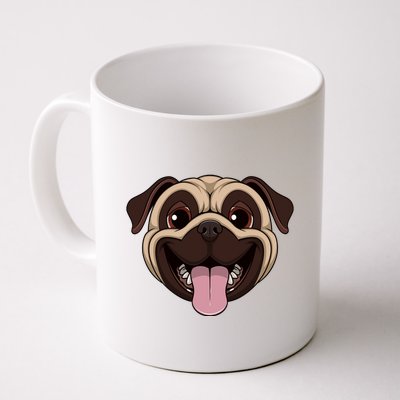 Happy Pug Funny Tongue Mug