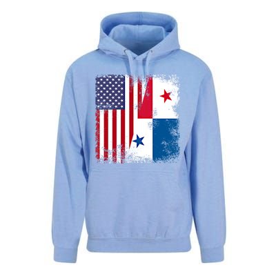 Half Panaian Flag Vintage Panama Usa Gift Unisex Surf Hoodie