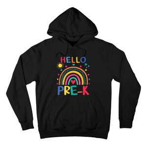 HELLO PRE-K First Day Of School Outfit Girl Hoodie