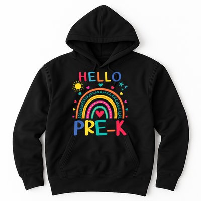 HELLO PRE-K First Day Of School Outfit Girl Hoodie