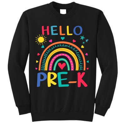 HELLO PRE-K First Day Of School Outfit Girl Sweatshirt