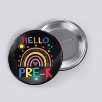HELLO PRE-K First Day Of School Outfit Girl Button