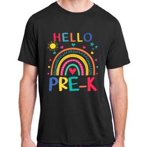 HELLO PRE-K First Day Of School Outfit Girl Adult ChromaSoft Performance T-Shirt