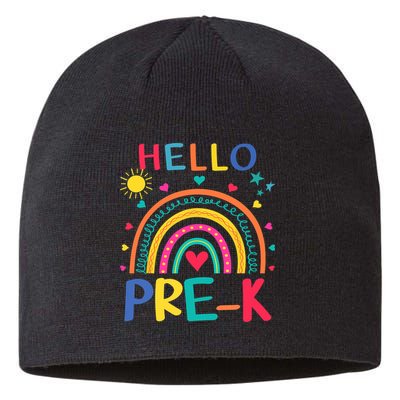 HELLO PRE-K First Day Of School Outfit Girl Sustainable Beanie