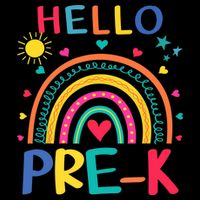HELLO PRE-K First Day Of School Outfit Girl 16 in Basic Backpack