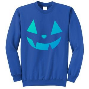 Halloween Pumpkin Face Gift Tall Sweatshirt