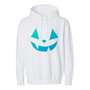 Halloween Pumpkin Face Gift Garment-Dyed Fleece Hoodie