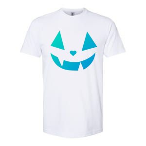 Halloween Pumpkin Face Gift Softstyle CVC T-Shirt