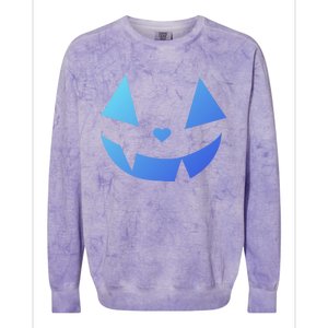 Halloween Pumpkin Face Gift Colorblast Crewneck Sweatshirt