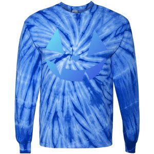 Halloween Pumpkin Face Gift Tie-Dye Long Sleeve Shirt