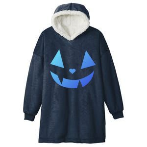 Halloween Pumpkin Face Gift Hooded Wearable Blanket