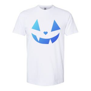 Halloween Pumpkin Face Gift Softstyle CVC T-Shirt