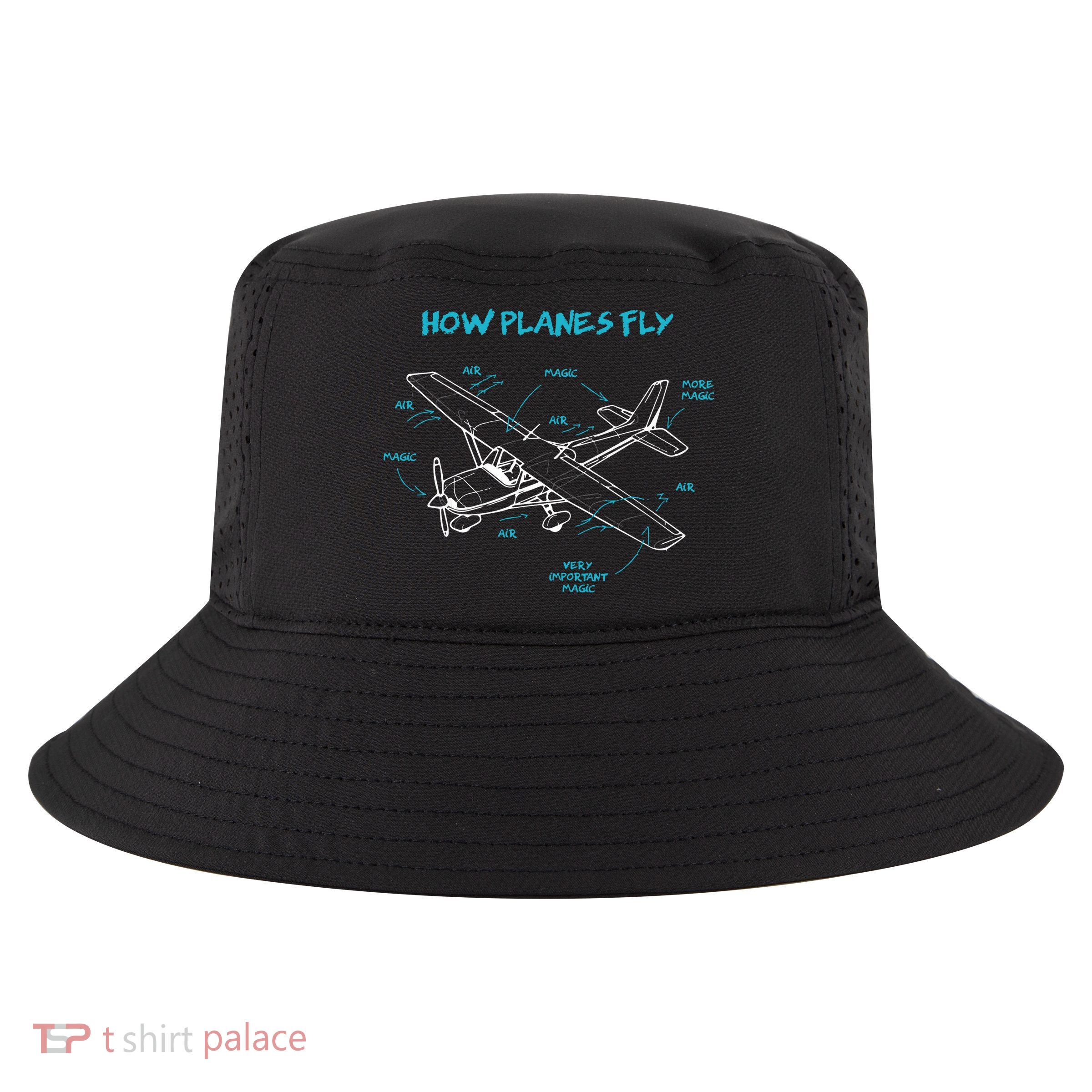 How Planes Fly Funny Aviation Gift RC Plane Pilot Cool Comfort Performance Bucket Hat
