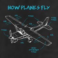 How Planes Fly Funny Aviation Gift RC Plane Pilot 7 Panel Mesh Trucker Snapback Hat