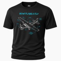 How Planes Fly Funny Aviation Gift RC Plane Pilot Cooling Performance Crew T-Shirt