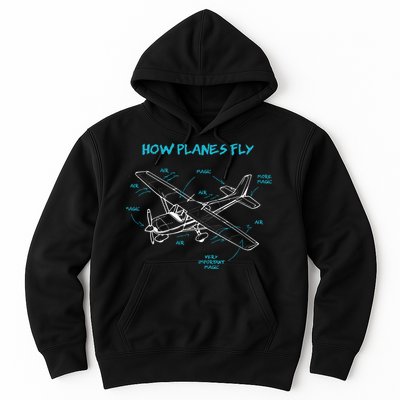 How Planes Fly Funny Aviation Gift RC Plane Pilot Hoodie