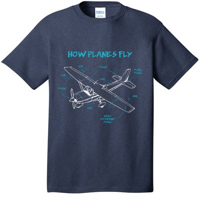 How Planes Fly Funny Aviation Gift RC Plane Pilot T-Shirt