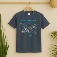 How Planes Fly Funny Aviation Gift RC Plane Pilot T-Shirt