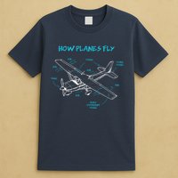 How Planes Fly Funny Aviation Gift RC Plane Pilot T-Shirt