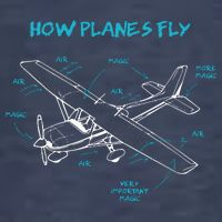 How Planes Fly Funny Aviation Gift RC Plane Pilot T-Shirt