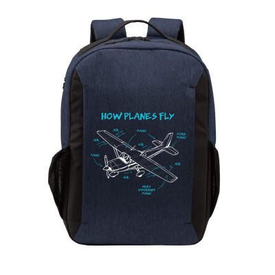 How Planes Fly Funny Aviation Gift RC Plane Pilot Vector Backpack