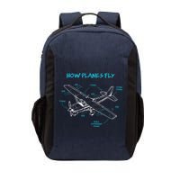 How Planes Fly Funny Aviation Gift RC Plane Pilot Vector Backpack