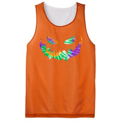 Halloween Pumpkin Green Orange Purple Tie Dye Face Mesh Reversible Basketball Jersey Tank