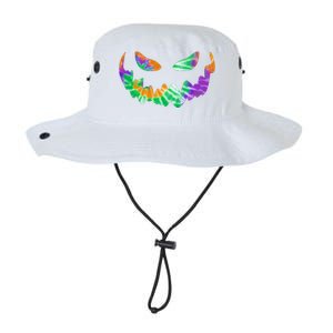 Halloween Pumpkin Green Orange Purple Tie Dye Face Legacy Cool Fit Booney Bucket Hat