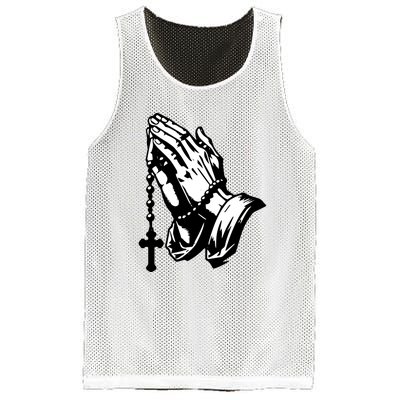 Hand Pray God Mesh Reversible Basketball Jersey Tank