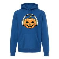 Halloween Pumpkin Gaming Gamers Gift Premium Hoodie