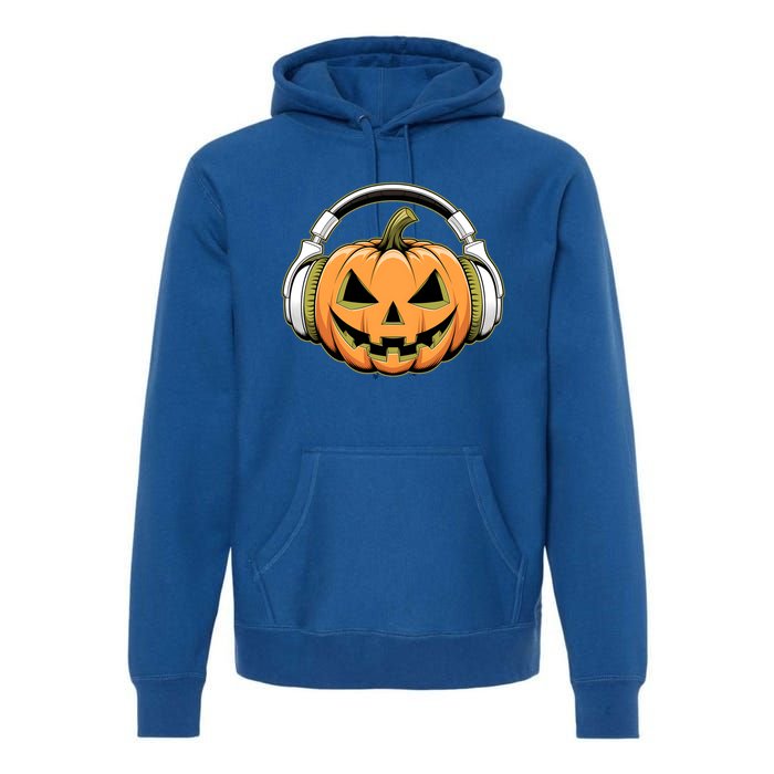 Halloween Pumpkin Gaming Gamers Gift Premium Hoodie