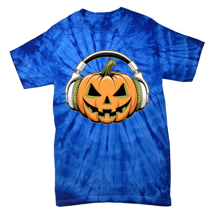 Halloween Pumpkin Gaming Gamers Gift Tie-Dye T-Shirt