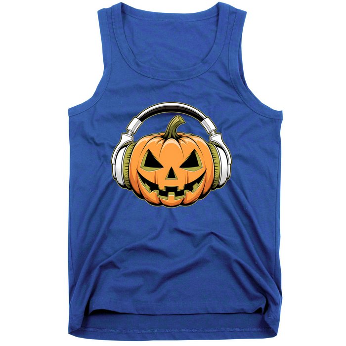 Halloween Pumpkin Gaming Gamers Gift Tank Top