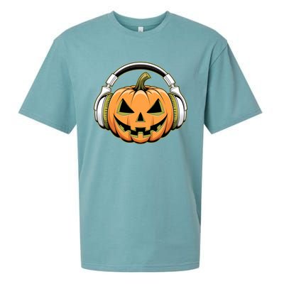 Halloween Pumpkin Gaming Gamers Gift Sueded Cloud Jersey T-Shirt