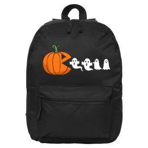 Halloween Pumpkin Ghost Tees For Funny Gamer 16 in Basic Backpack