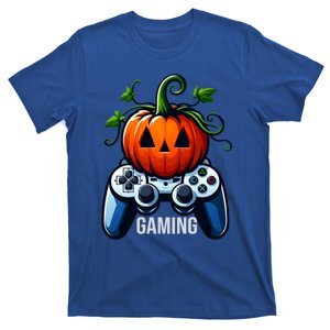 Halloween Pumpkin Gaming Controllers Funny Gift T-Shirt