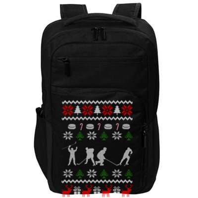 Hockey Player Gift For Christmas Impact Tech Backpack