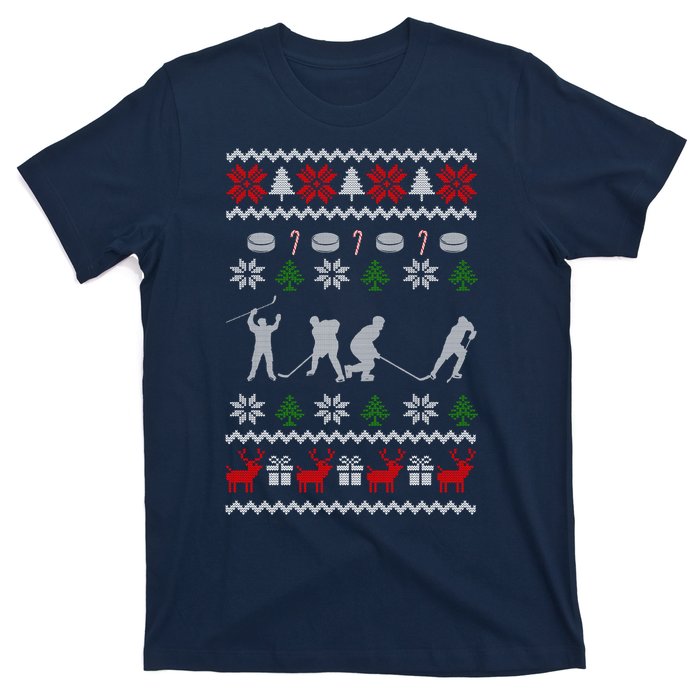 Hockey Player Gift For Christmas T-Shirt